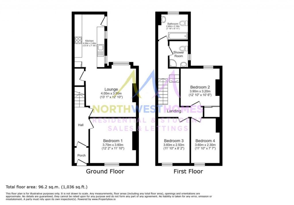 Floorplans For Plungington Road, PRESTON PR2 3PR