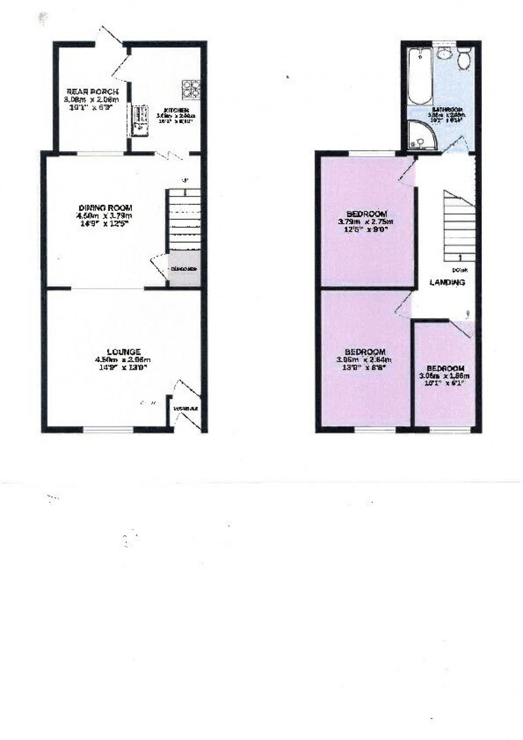 Floorplans For Leyland Road, Lostock Hall, Preston