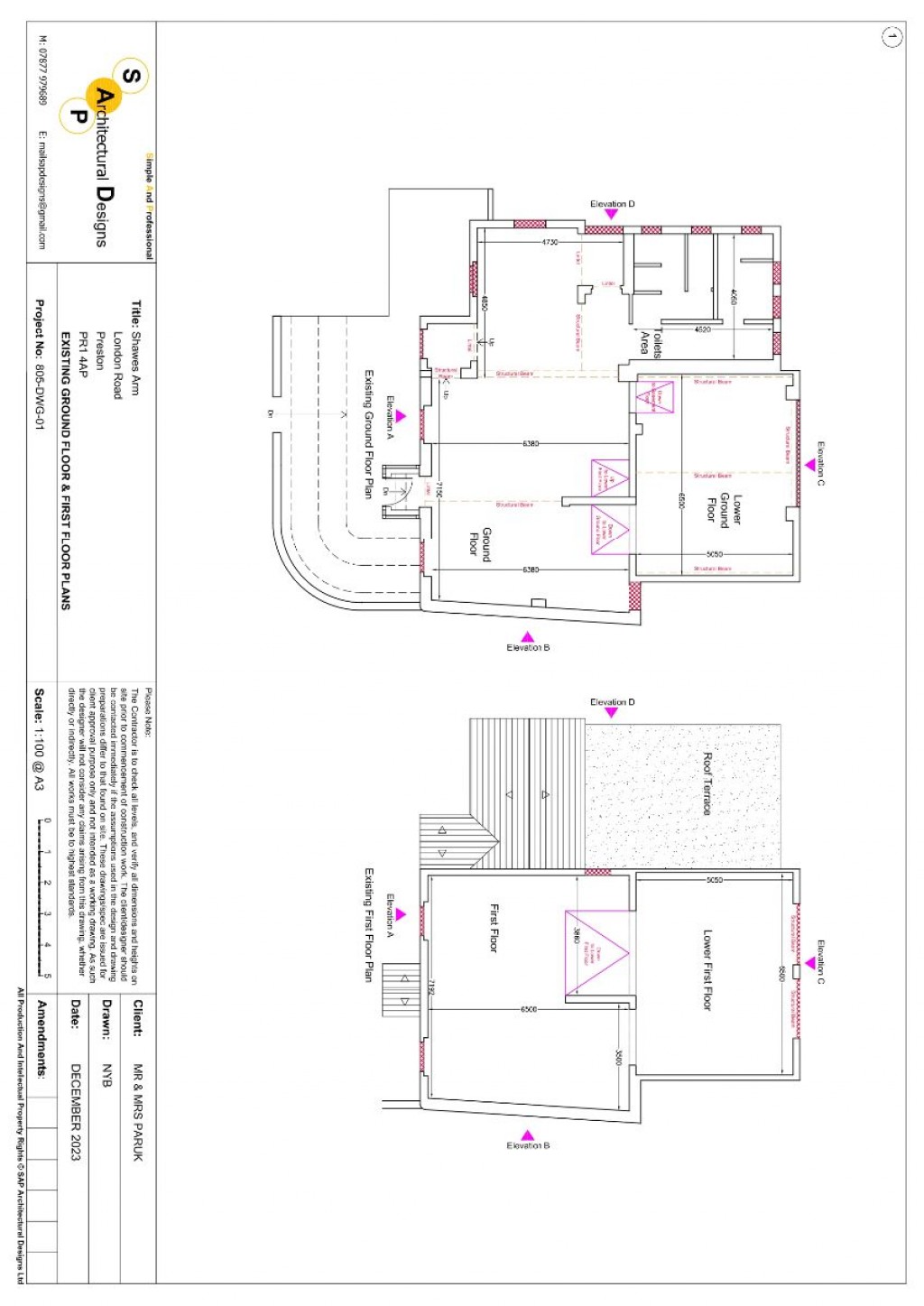 Floorplans For Shaws Arms,  London Road, Preston