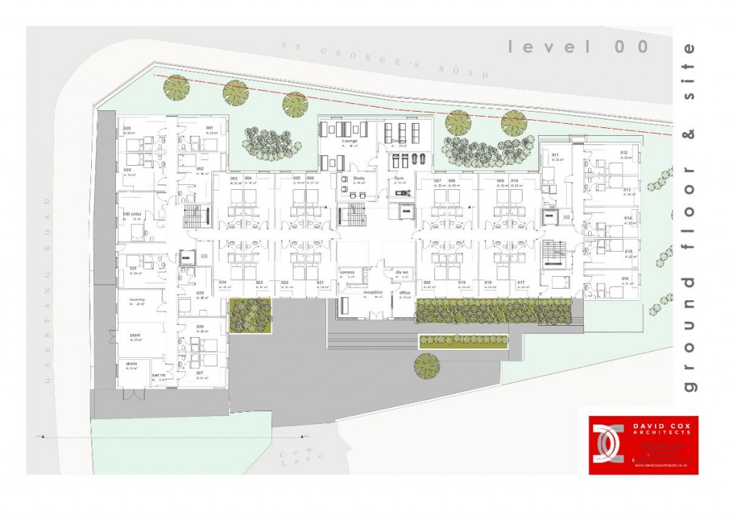 Floorplans For Flat , Canterbury Halls,  Garstang Road, Preston