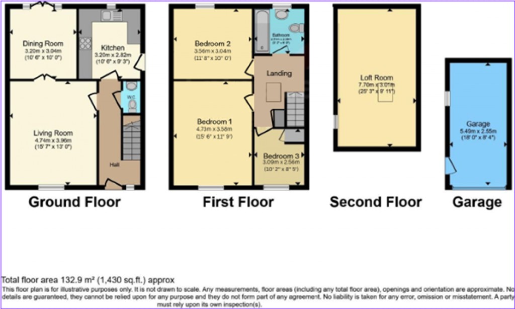 Floorplans For Merton Avenue, Fulwood, Preston