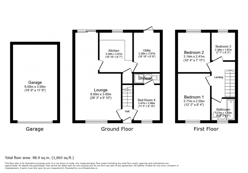 Floorplans For Tower Green, Fulwood, Preston