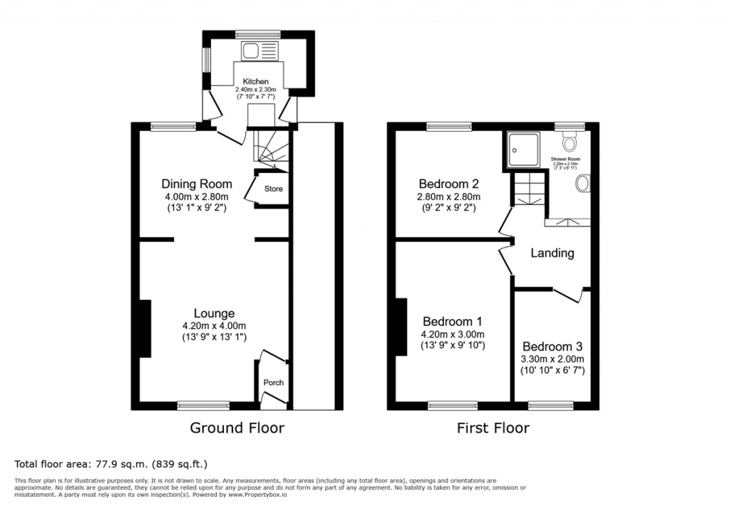 Floorplans For Wellington Street, Preston