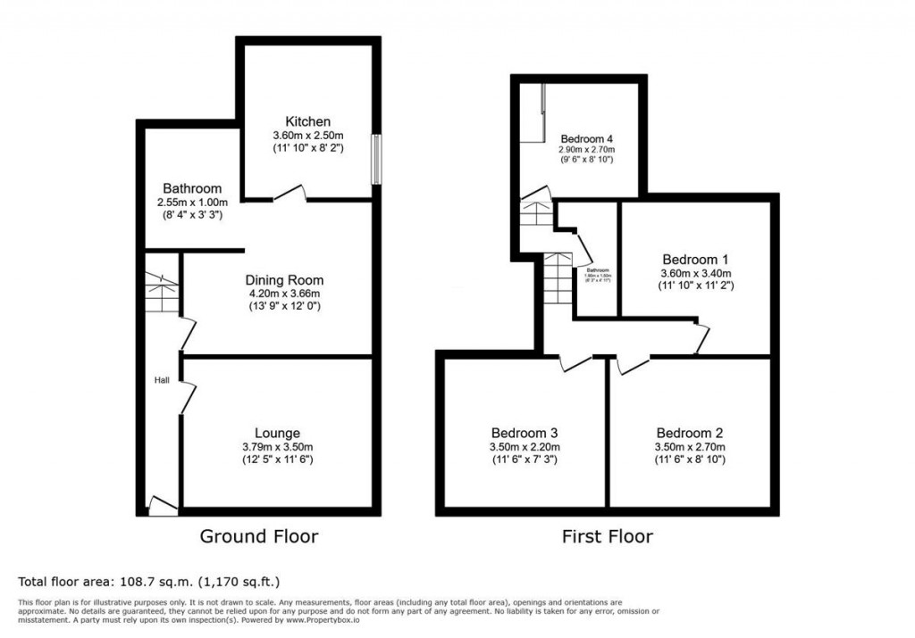 Floorplans For Norris Street, Fulwood , PRESTON, Lancashire PR2 3DU